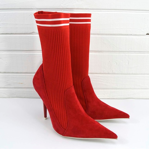 Jeffrey Campbell Shoes - JEFFREY CAMPBELL SOCK BOOT STILETTOS #185-4